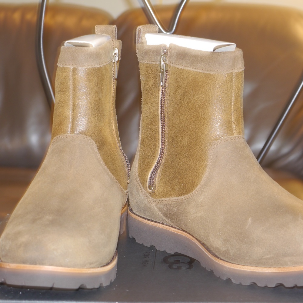 UGG Men's Brown Hendren TL Waterproof Boot, 10